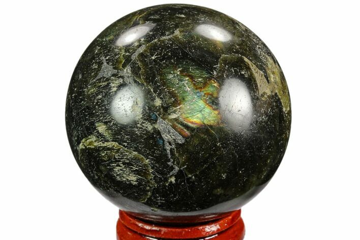 Polished Labradorite Sphere - Madagascar #126802